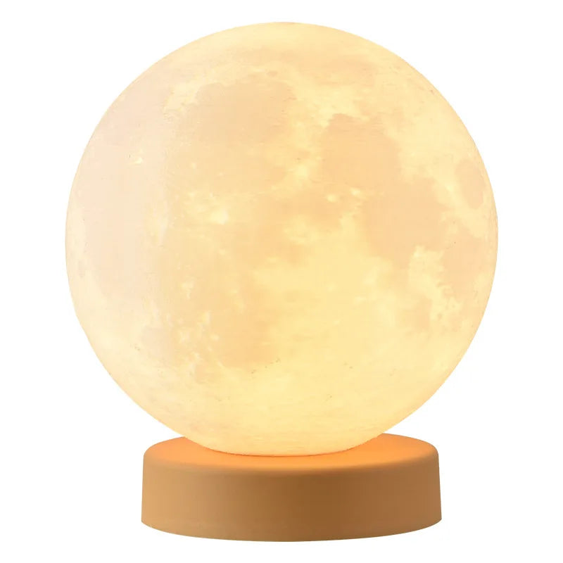 Moon Night Light | 3D LED Bedside Lamp for Kids Room and Home Decor lifestyle view