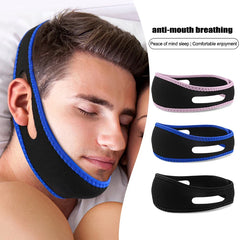 Breathable Anti Snore Chin Strap | Nylon Elastic Mouth Breathing Band for Better Slee alternate view