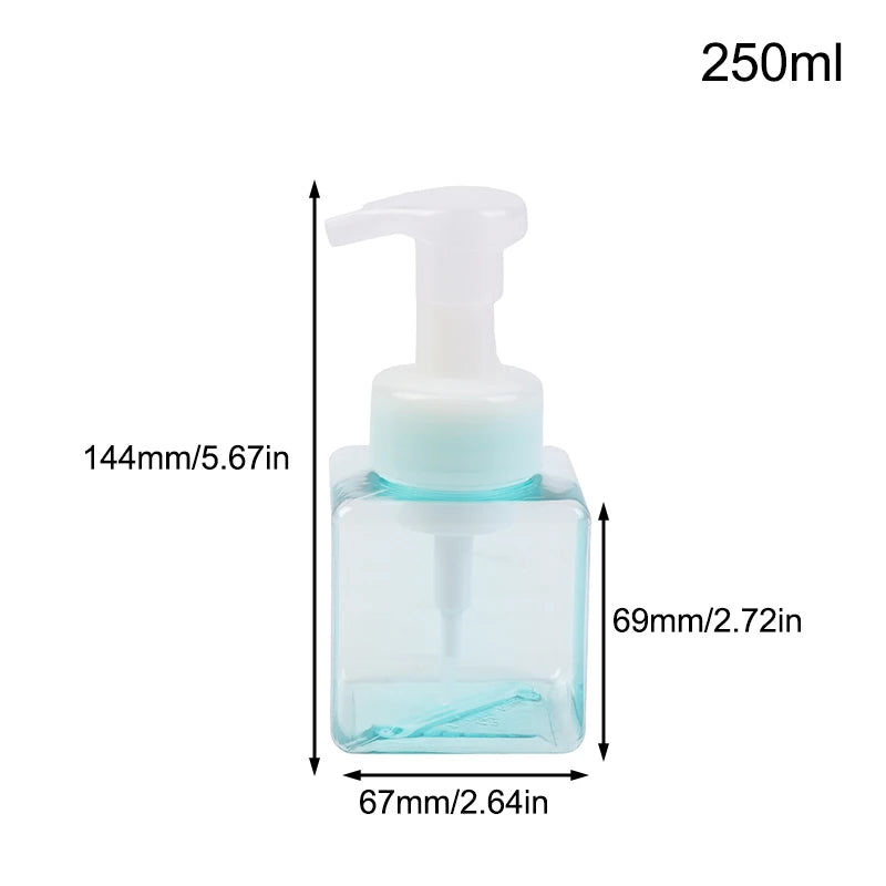 Portable Foam Soap Dispenser 250/450/650ml Manual Press Foaming Pump Bottle Liquid Sh lifestyle view