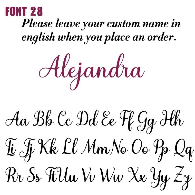 Custom Name Necklace for Women Personalised Cursive Letter Pendant Stainless Steel Je lifestyle view