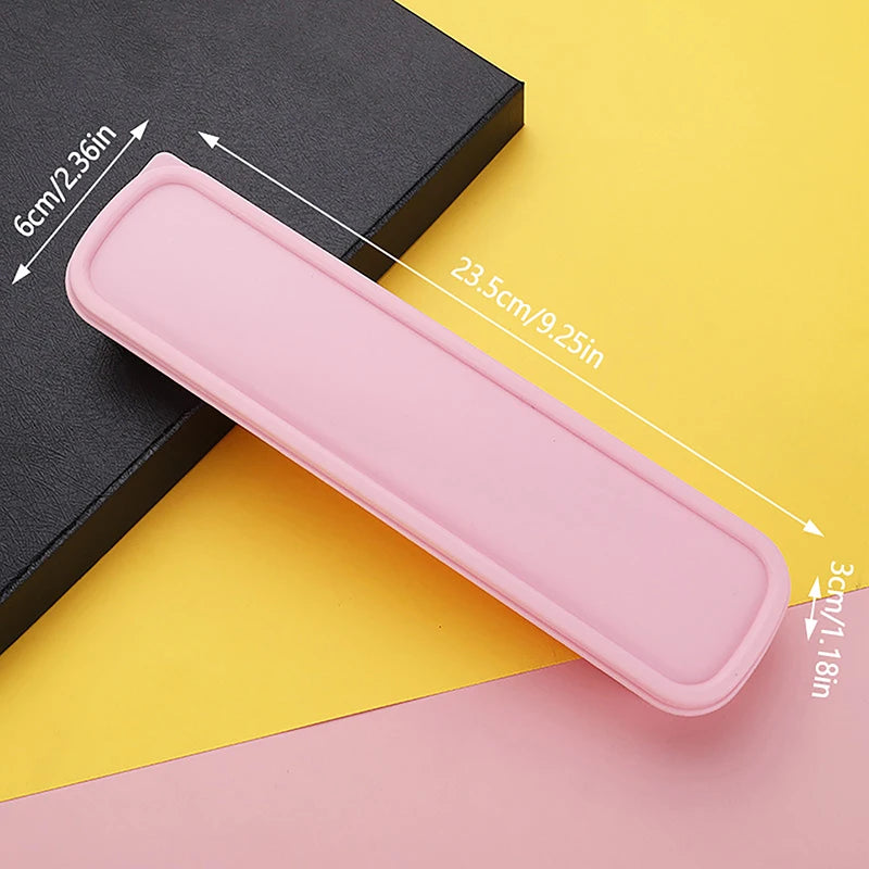 Portable Tableware Storage Box | Multicolor Cutlery Case for Travel and Home additional angle