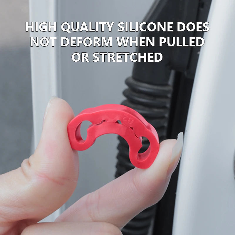 Car Door Buckle Cushion Pad Silicone 4pcs lifestyle view