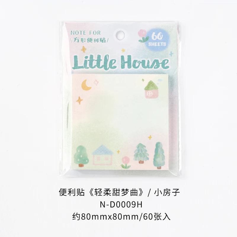 60pcs/lot Kawaii Ins Message Memo DIY Handmade alternate view