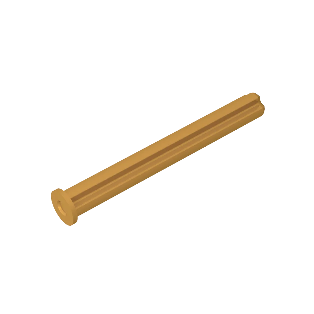 Gobricks GDS-908 Plate 2 x 4 Technical, Axle 5 with Stop | Building Block for MOC and alternate view