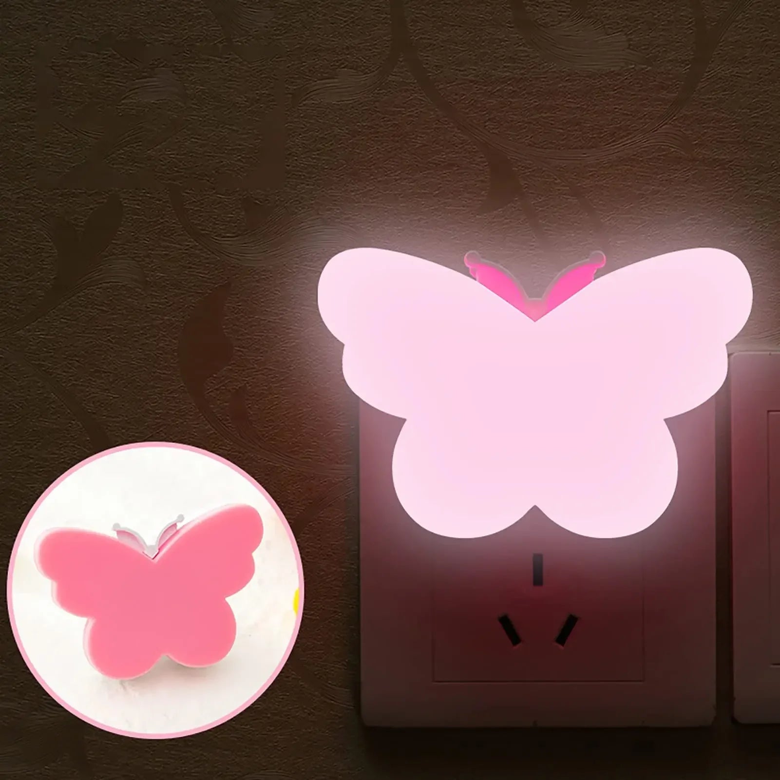 Butterfly LED Night Light | Smart Sensor Plug-in Room Decor alternate view