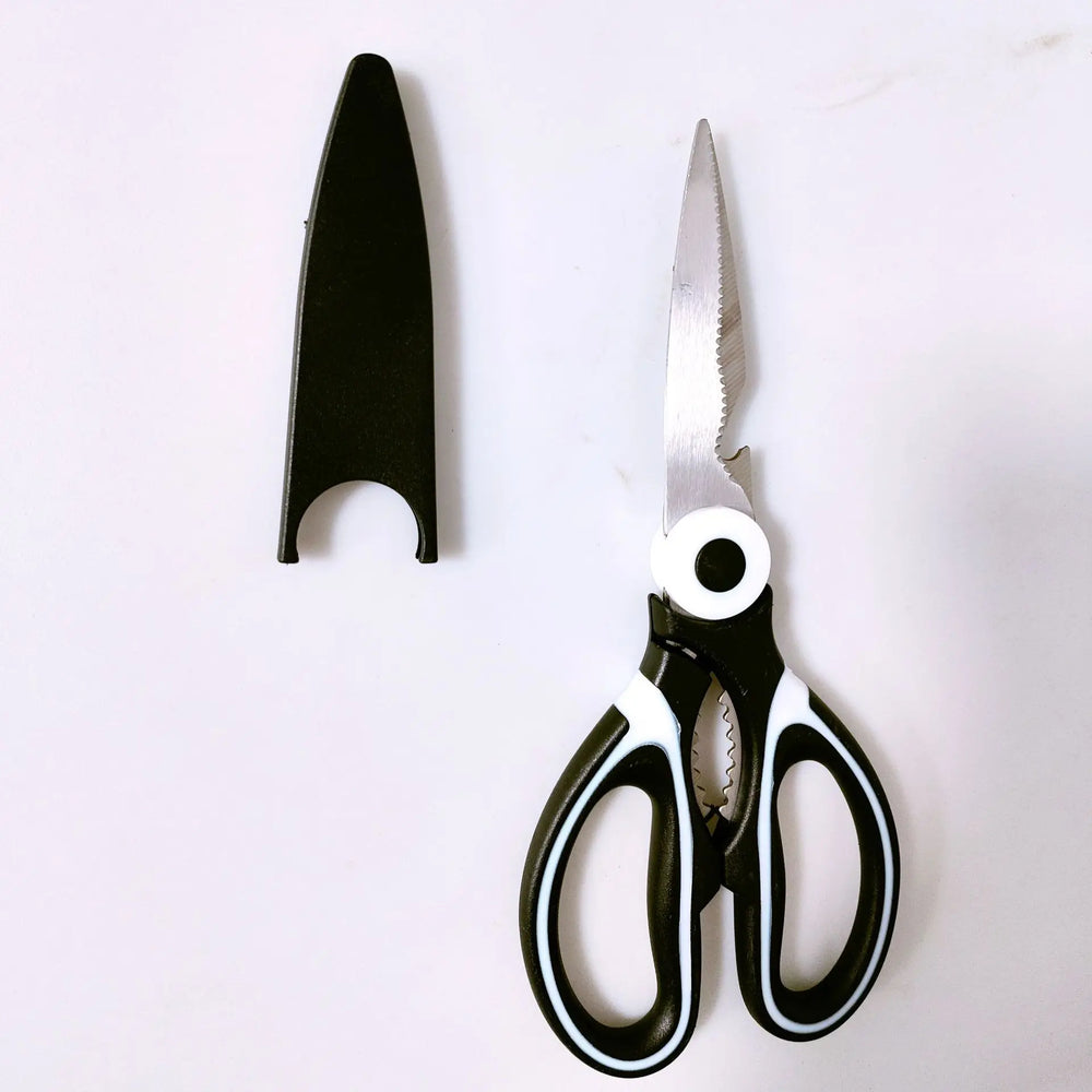 Stainless Steel Kitchen Scissors | Heavy Duty Multipurpose Shears detail view