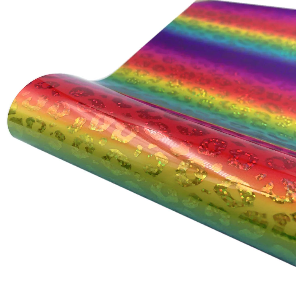 Rainbow Gradient Adhesive Craft Vinyl Sheet | Self-Adhesive Decal for DIY Crafts, Wal lifestyle view