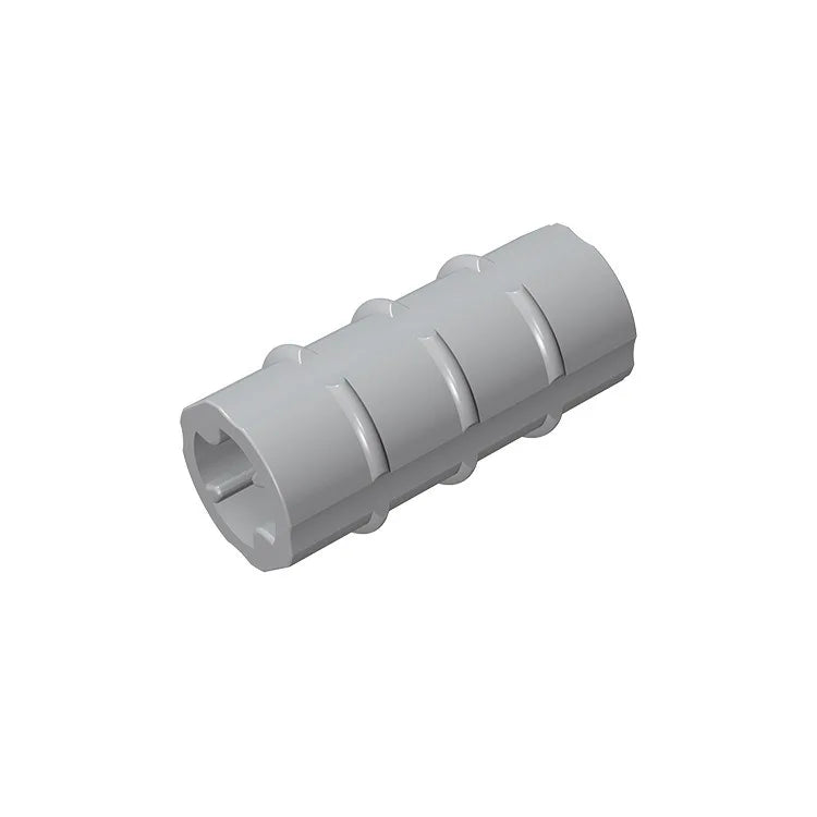 Gobricks Cross Axle Extension M 3 Ribs | Compatible Technical Building Block Connector detail view