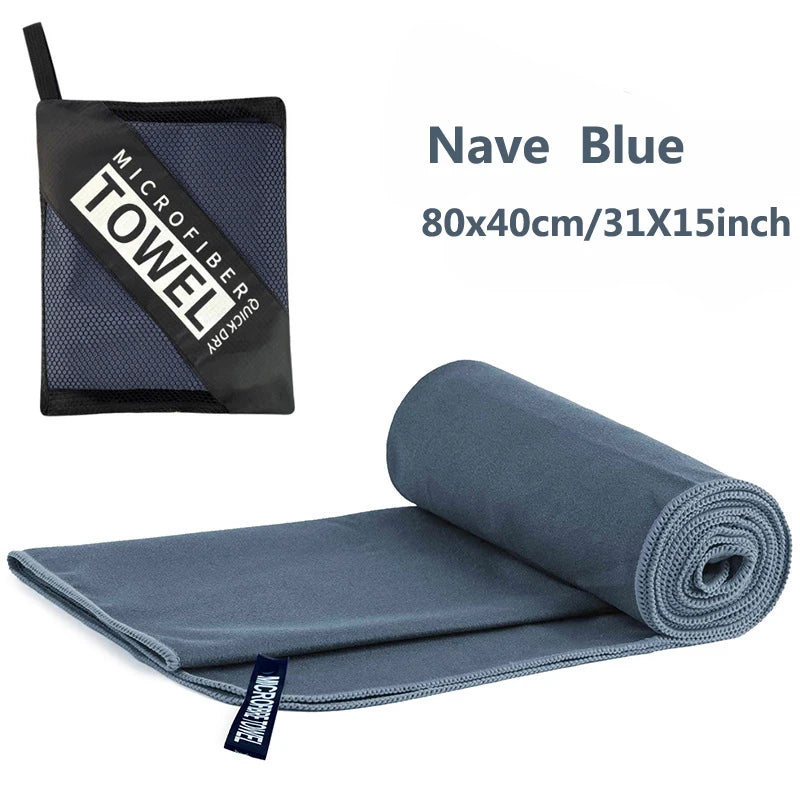 Quick-Drying Microfiber Camping Towel Super Absorbent Gym/Swimming Towel 40x80cm Ligh lifestyle view