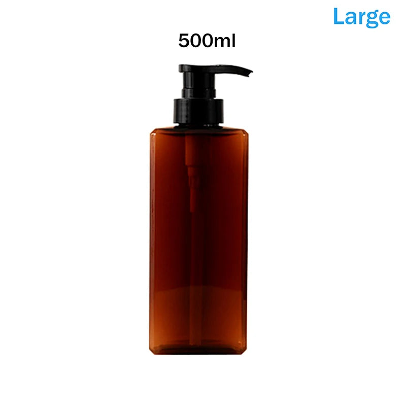Square Soap Dispenser | Refillable 400/500ml Bathroom Pump Bottle alternate view