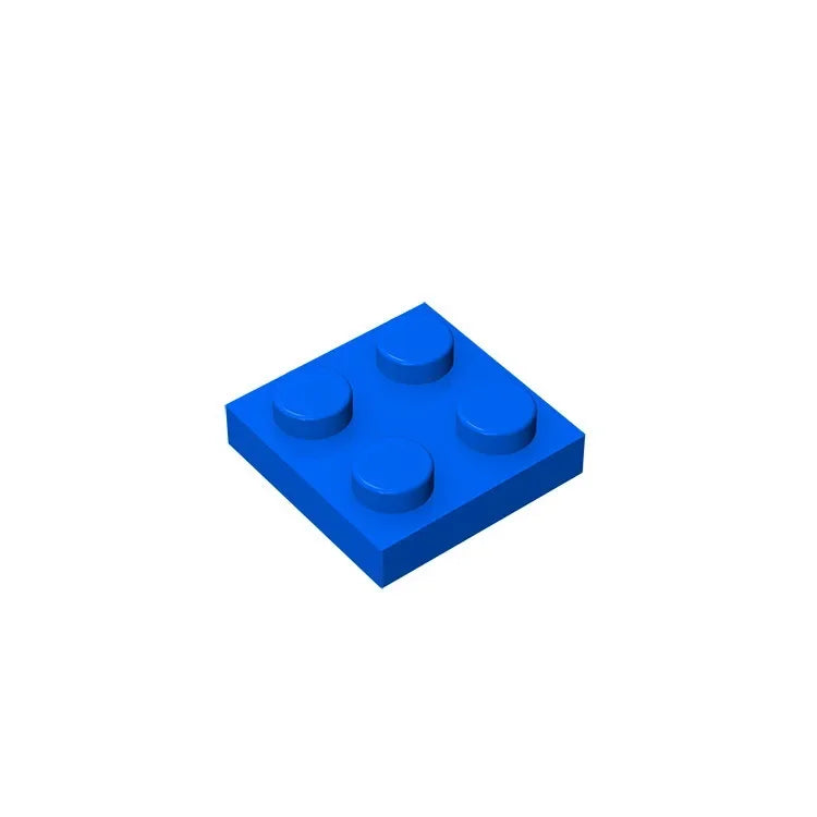 Gobricks Plate 2 x 2 Building Block | Compatible with Lego 3022 alternate view