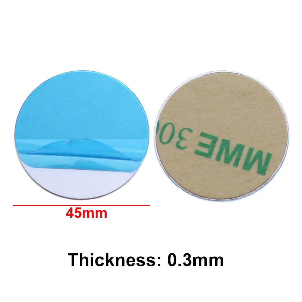 Silver Magnetic Metal Plate for Phone Holder 10 Pcs