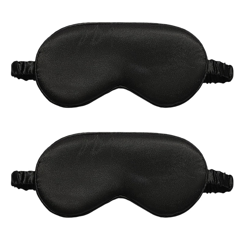 Imitated Silk Sleep Eye Mask | Soft Comfortable Sleeping Shield for Light Blocking additional angle