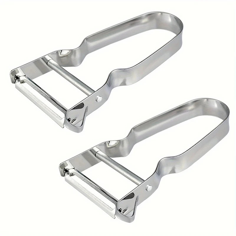 Stainless Steel Peeler | 2-in-1 Kitchen Fruit and Vegetable Slicer