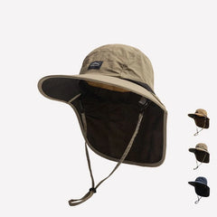 Sun Protection Fisherman Hat for Men and Women | UV Blocking Neck Flap alternate view