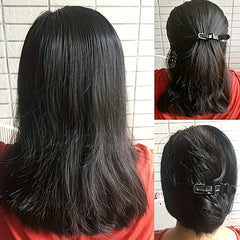 12-Piece Hair Clip for Styling - Wide-Toothed Double-Hinged Design, Professional Salon close-up view