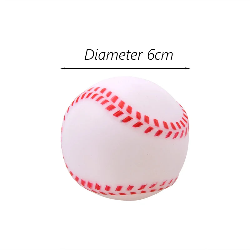 1pcs Diameter 6cm Squeaky Pet Dog Ball Toys for Small Dogs Rubber Chew Puppy Toy Dog S close-up view