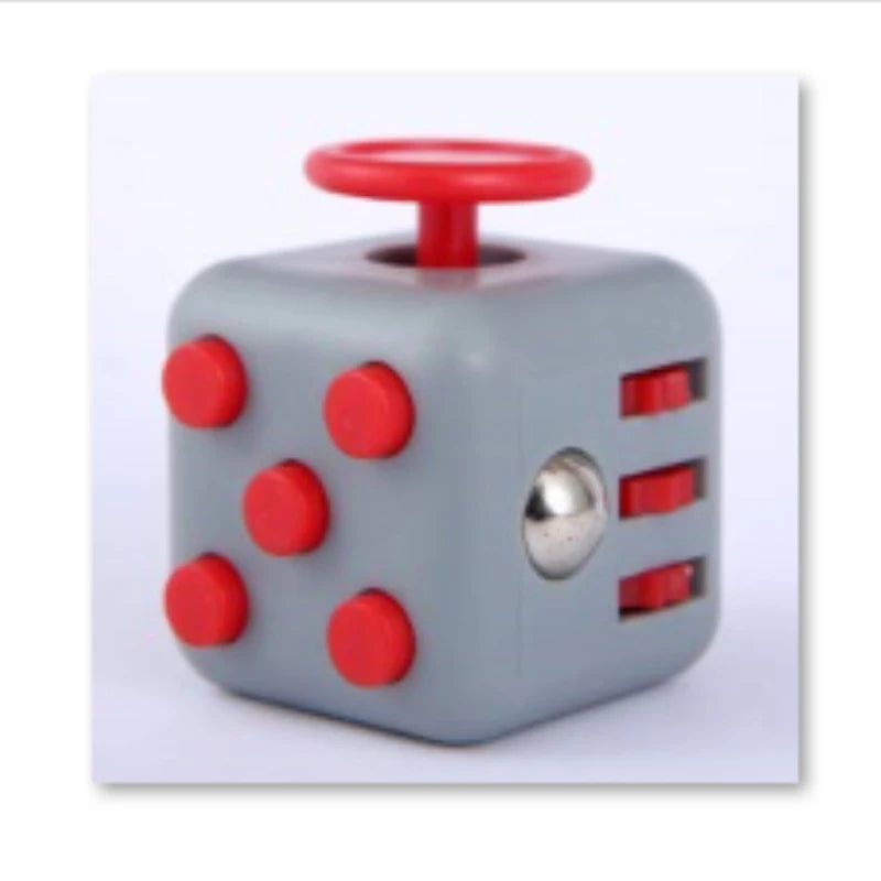 Solid Color Fidget Decompression Dice | Infinite Rubik Cube for Stress and Anxiety Relie detail view