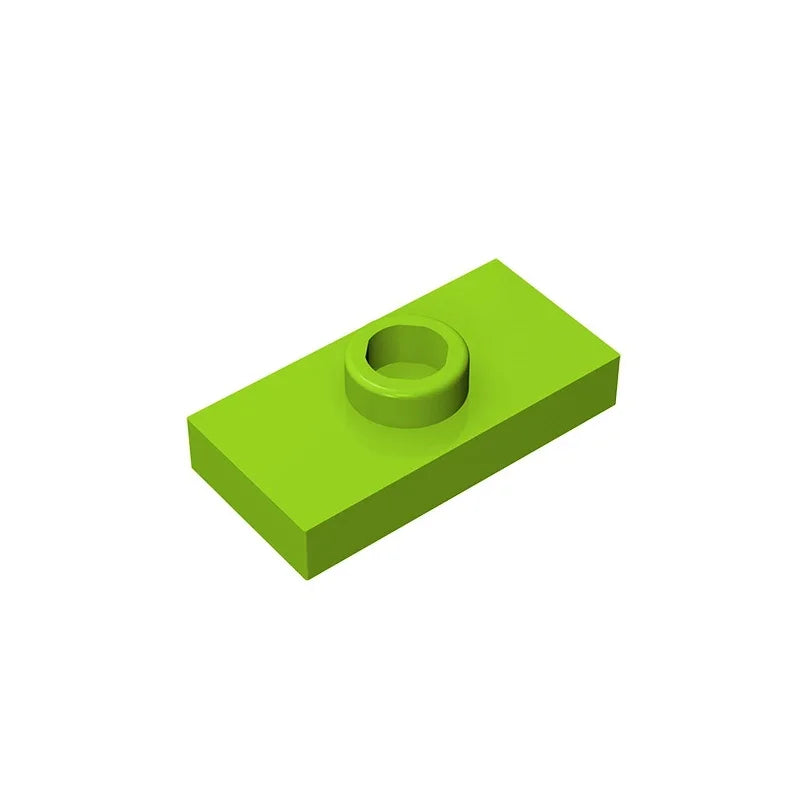 Gobricks PLATE 1X2 W. 1 KNOB | Modified Building Block Compatible with Lego 15573 alternate view