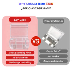 Edge Clip Quick Fix Hem Clip Hidden Pants Adjuster Sewing close-up view