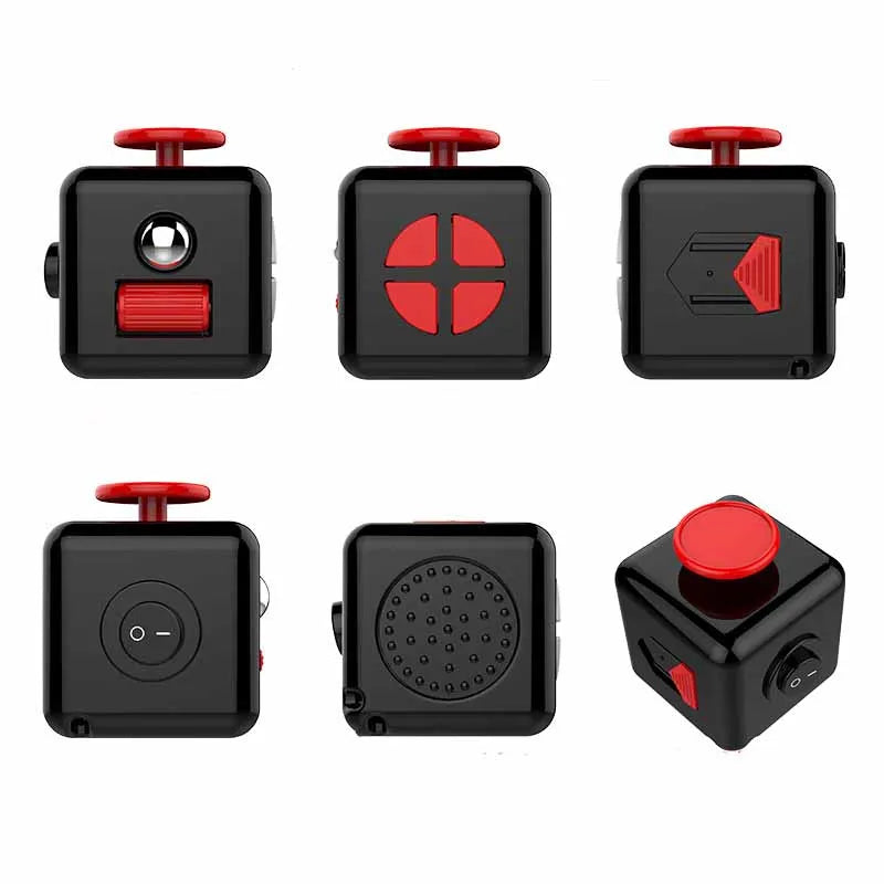Fidget Dice Stress Relief Toy | Anxiety Relief Fingertip Decompression Cube lifestyle view