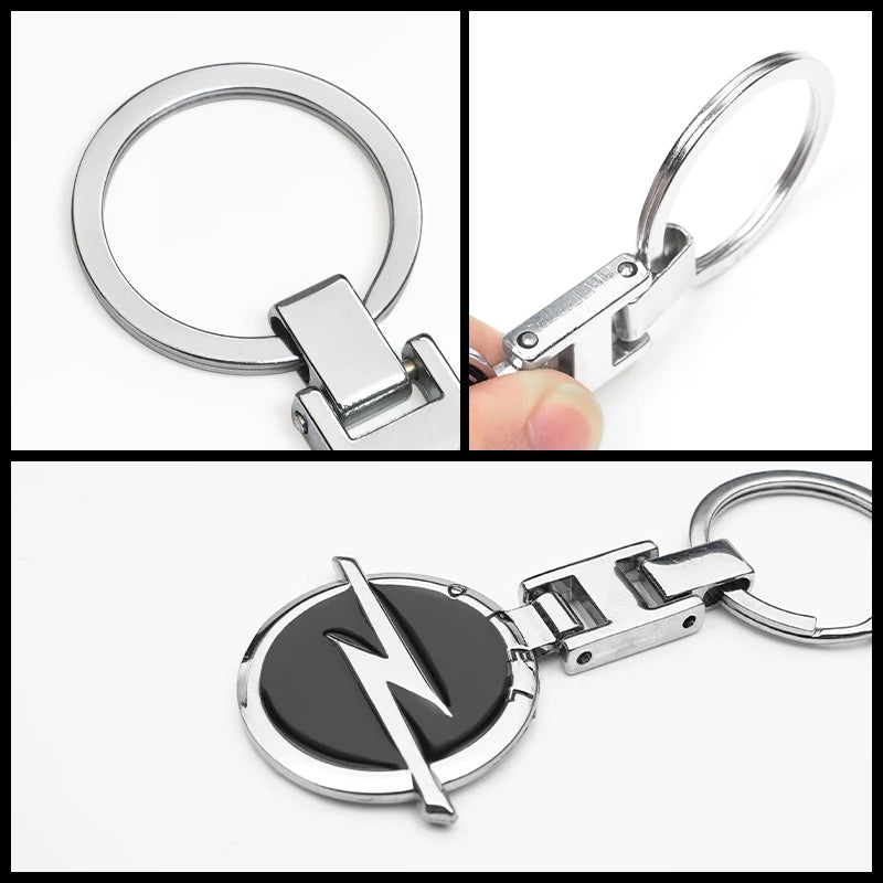 Opel Astra Keychain | Metal Emblem Key Ring for Vauxhall Fans lifestyle view
