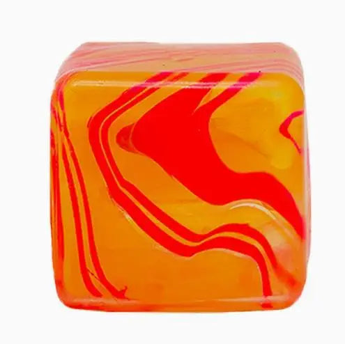 Needoh Style Snowflake Ice Cube Malt Sugar Squishy | Blind Box Stress Relief Toy close-up view