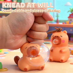 1PC Creative Capybara Doll Spit Bubble Fidget Decompression pinch toy Relieve Stress Chi detail view