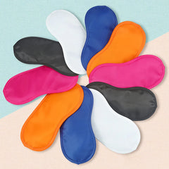 Disposable Sleep Eye Mask | 10 Pack Blackout Blindfold for Travel and Home close-up view