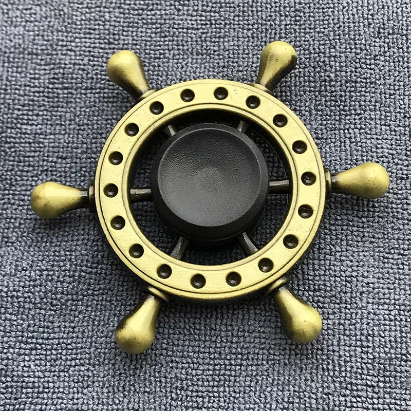 Bronze Metal Alloy Fidget Spinner | R188 Mute Bearing Hand Spinner for Stress Relief detail view
