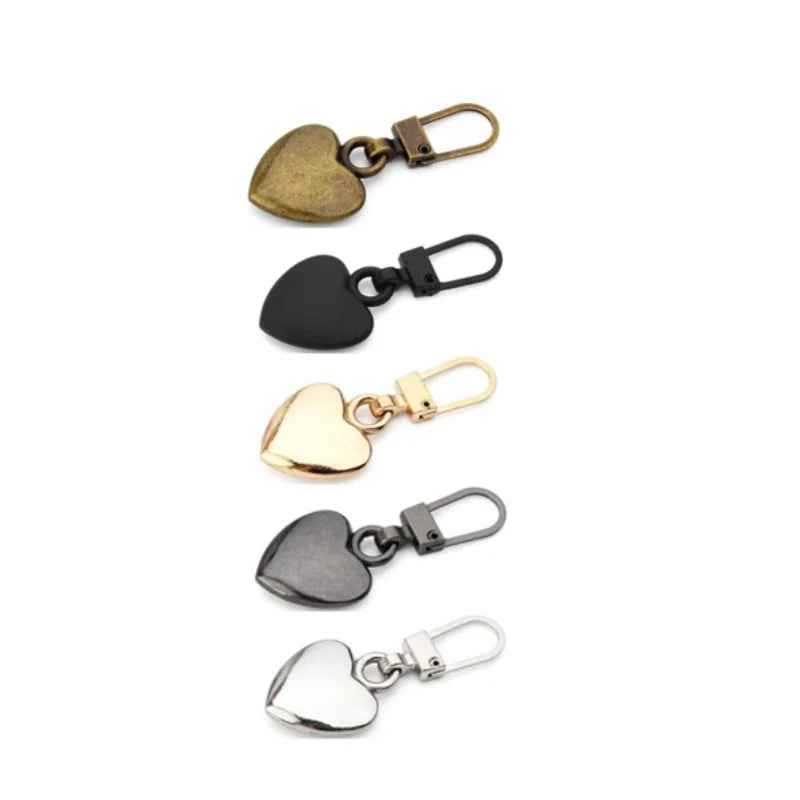 5/10PC Zipper Slider Puller Instant Zipper Repair Kit Replacement Broken Buckle Tra additional angle