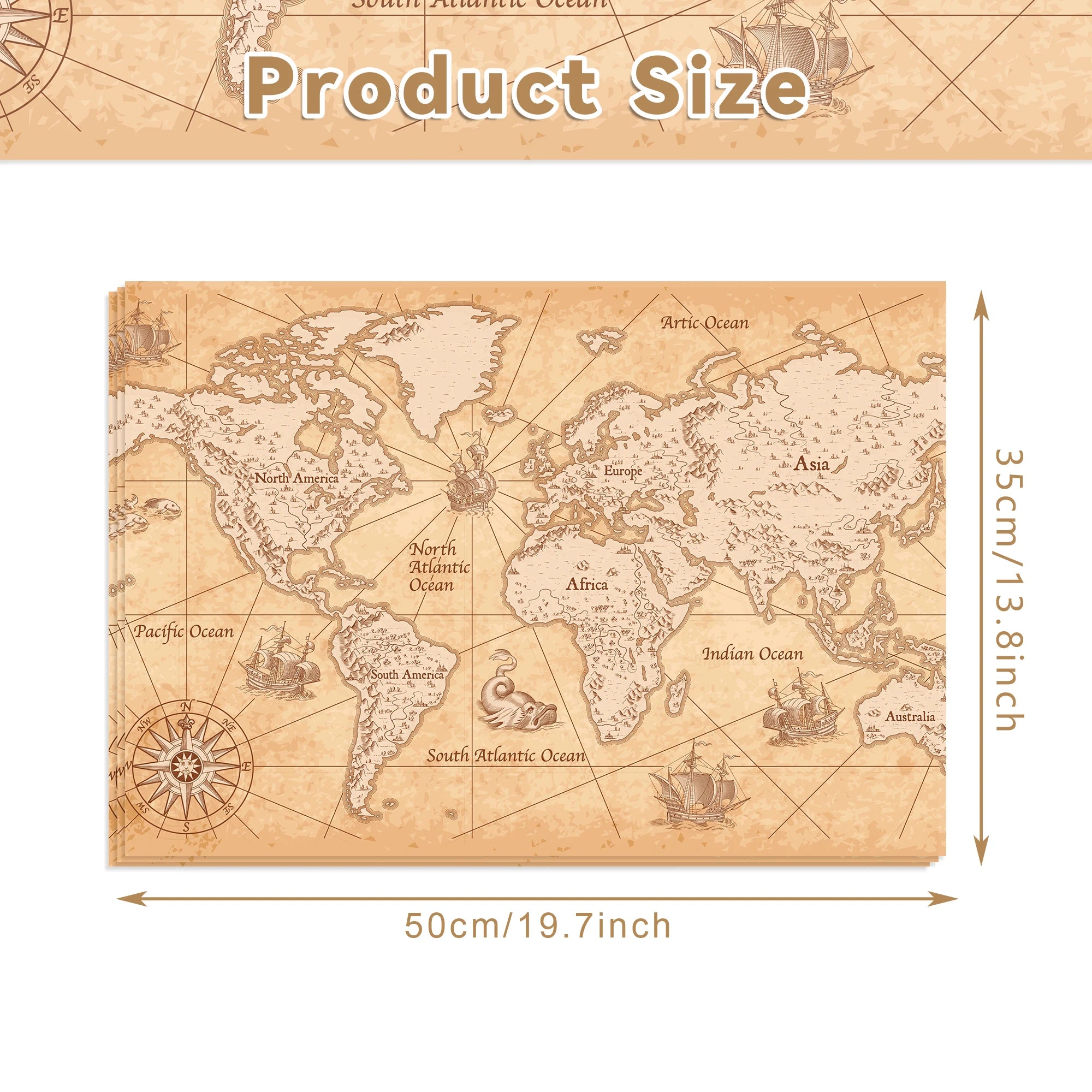 15/35pcs World Map Tissue Paper,Gift Box Wrapping Paper For Birthday Party Decoration, DIY Gift Packing Paper Party Supplies