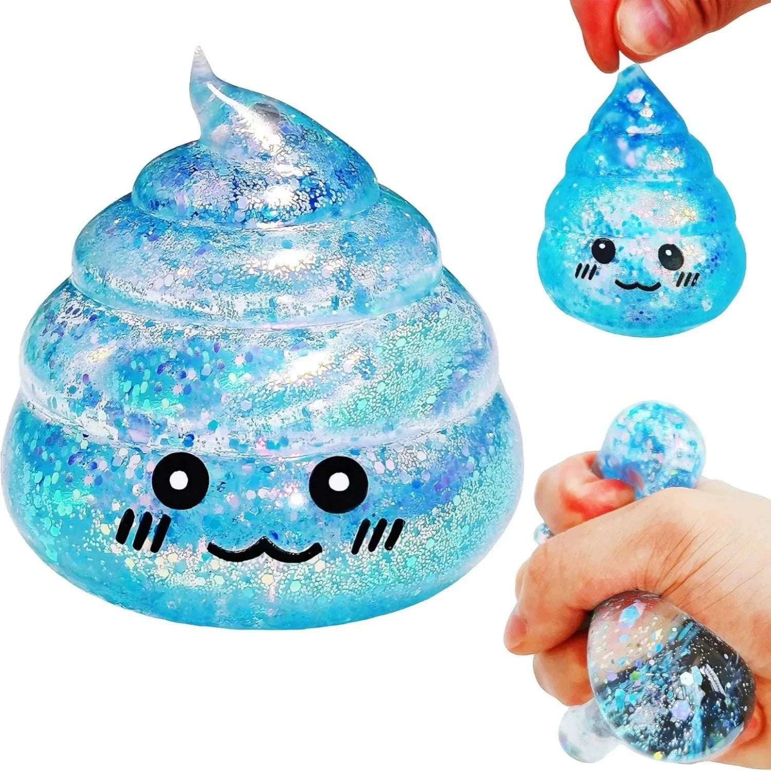 Novelty Squishy Poo Stress Ball Squishies Toys Maltose Funny Stretch Squeeze Fidget T alternate view