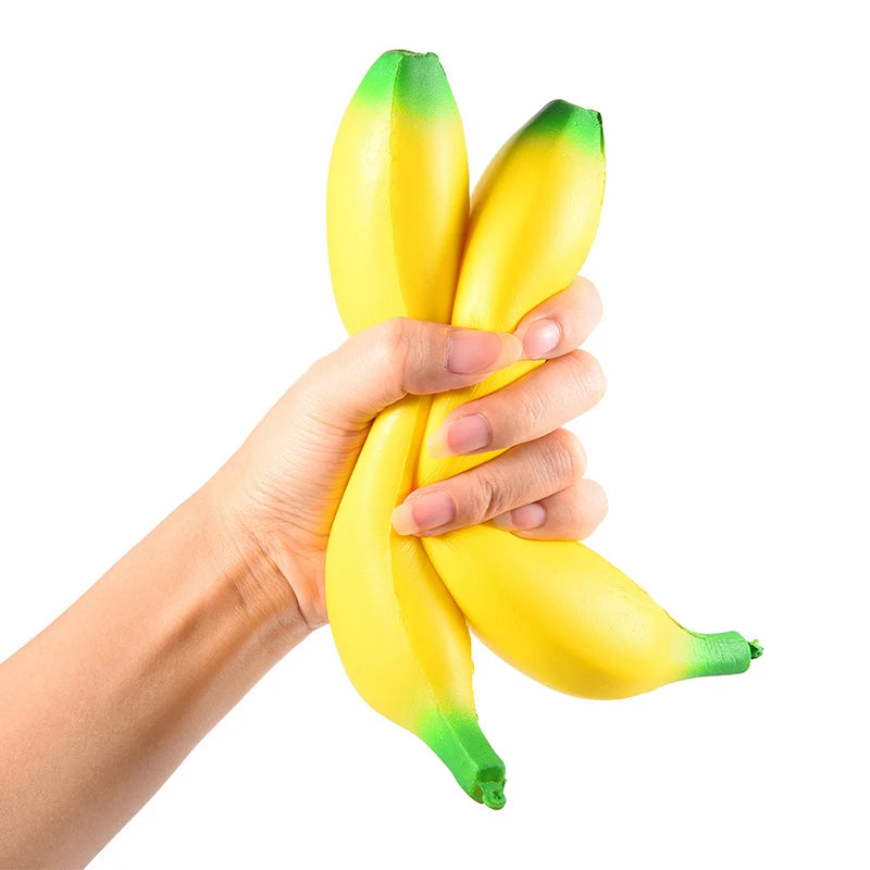 Anti-stress Slow Rising Jumbo Banana Toys Kneading Fruit Squeeze Toys Fun Stress Relief Toys