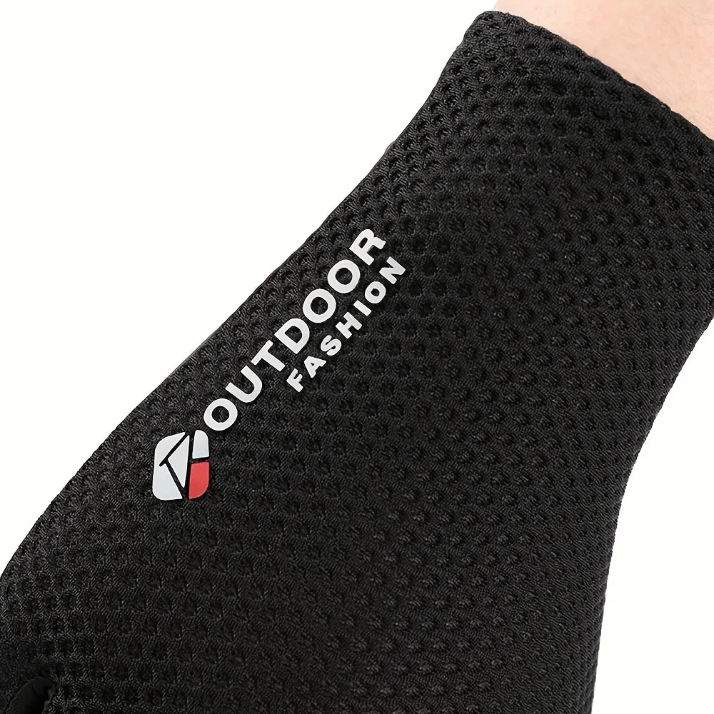 Summer Cycling Gloves Breathable Mesh Non-Slip Grip Touchscreen MTB Gloves Outdoor Quick detail view