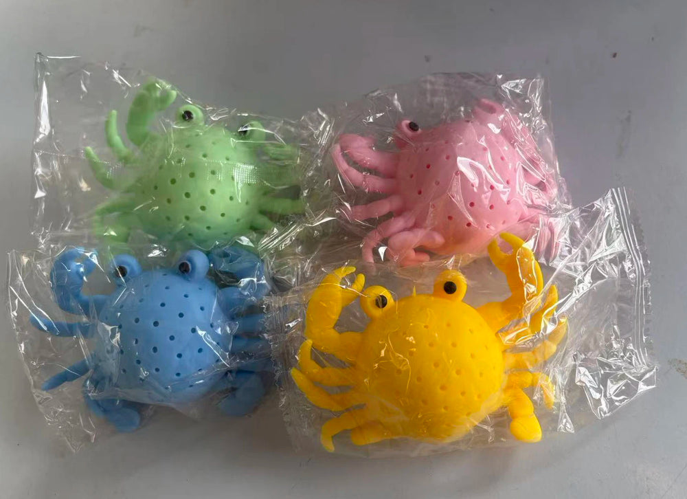 Novelty Squeeze Toy for Stress Relief, Crab, Duck, Whale and Octopus Designs Realisti alternate view