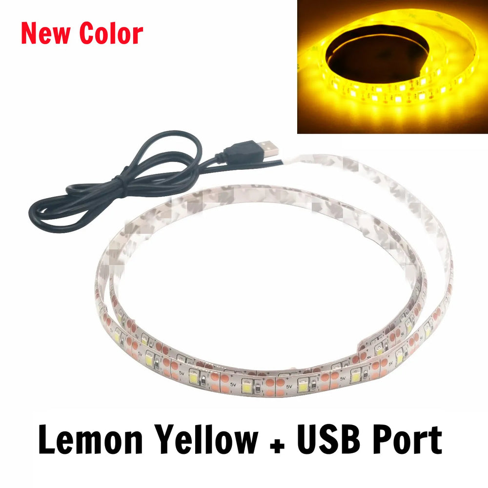 5V USB LED Strip Lights | Flexible Home TV Background Lighting additional angle