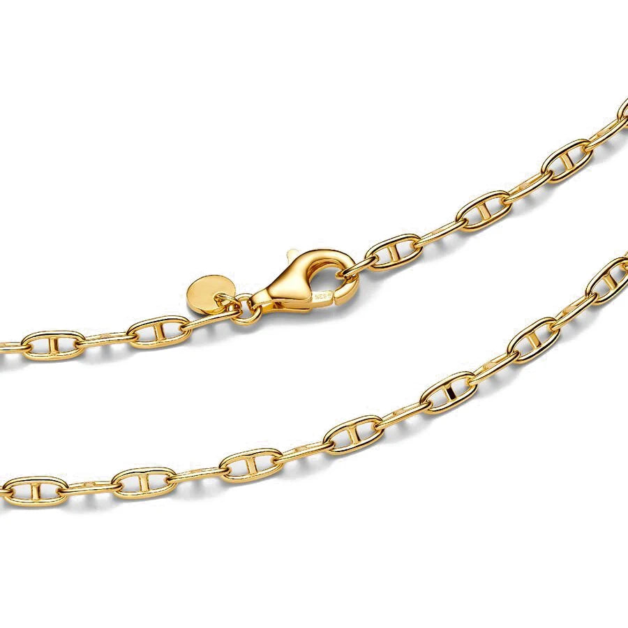 Classic Versatile Pendants Necklace Original 925 Sterling Silver 18K Gold Plated Neck alternate view