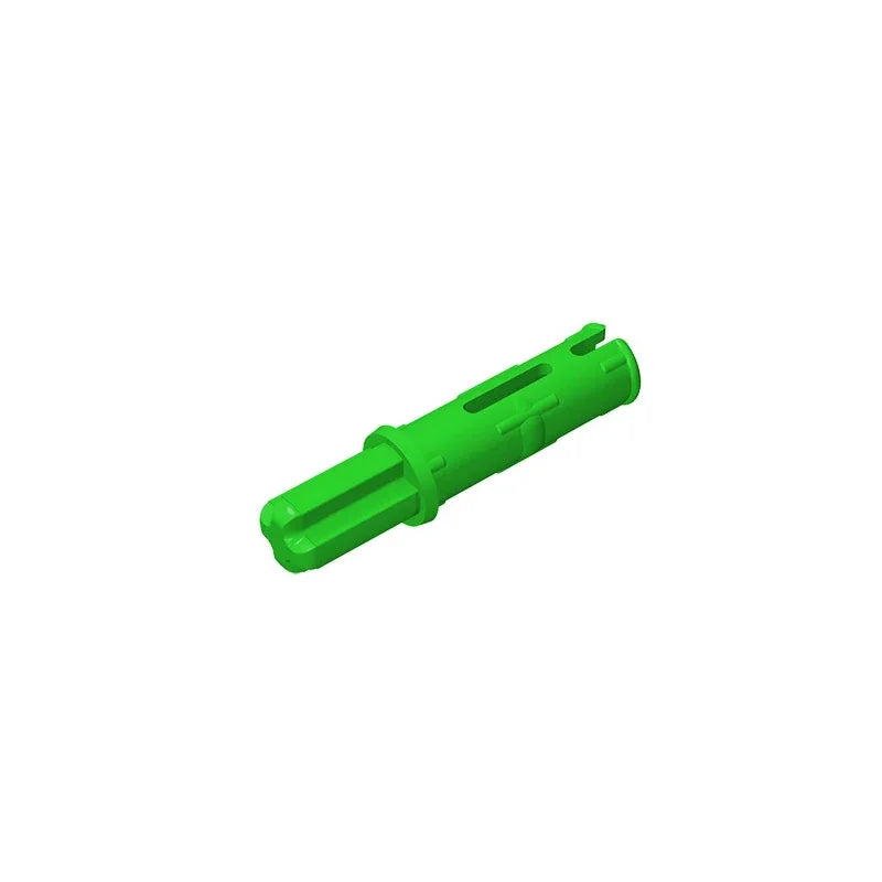 Gobricks GDS-929 Axle Pin 3L with Friction Ridges | Compatible Building Block for Tech close-up view