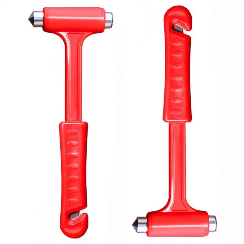 1pcs Steel Car Emergency Hammer with Belt Cutter for Safety and Security, Emergency Us close-up view