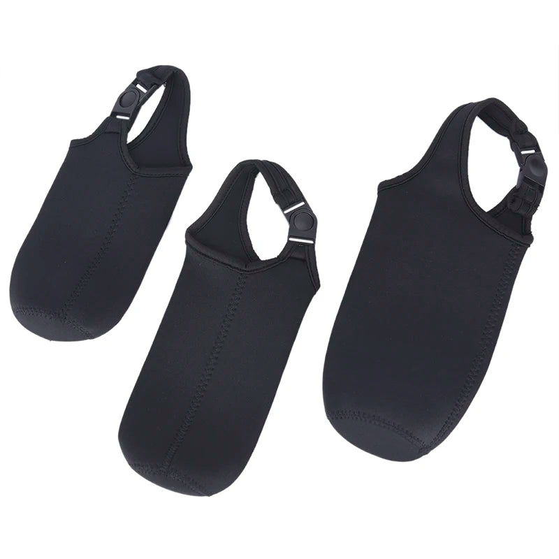 Water Bottle Sleeve Cover Neoprene Insulated Bag Case Pouch Carrier Protector close-up view