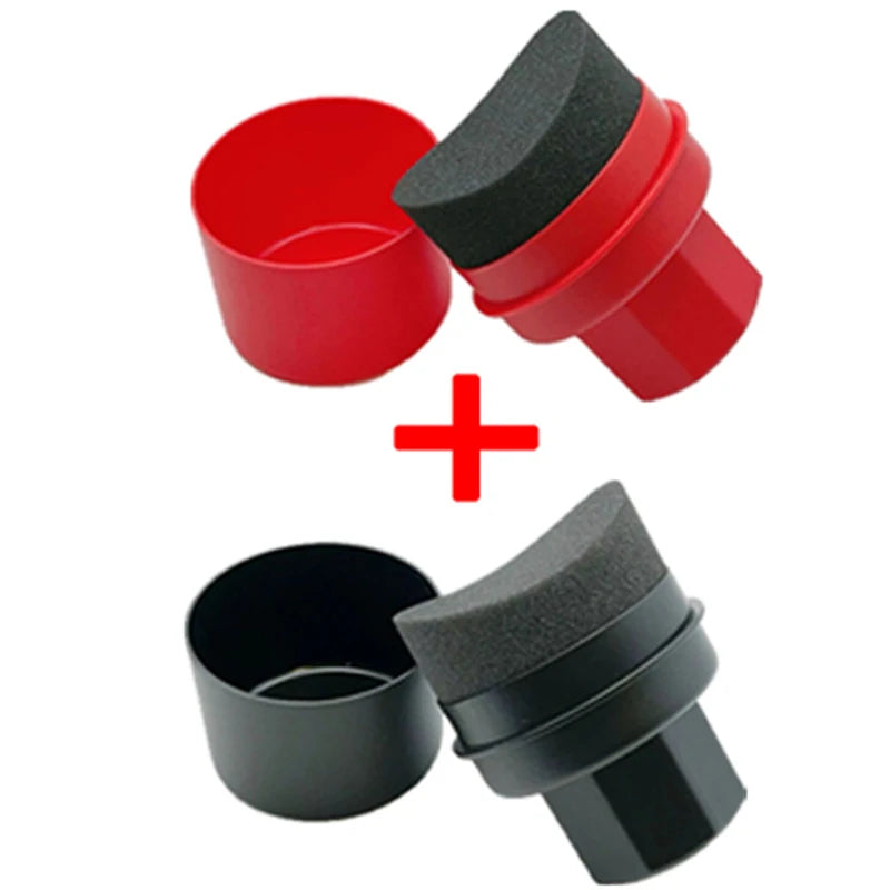 Curved Tire Waxing Sponge Applicator