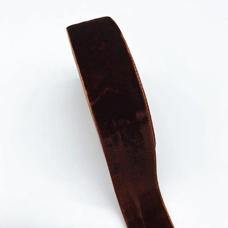 New 6-38mm Colour Single Face Line Velvet Ribbon for Bowknot Christmas Ribbon Party D alternate view