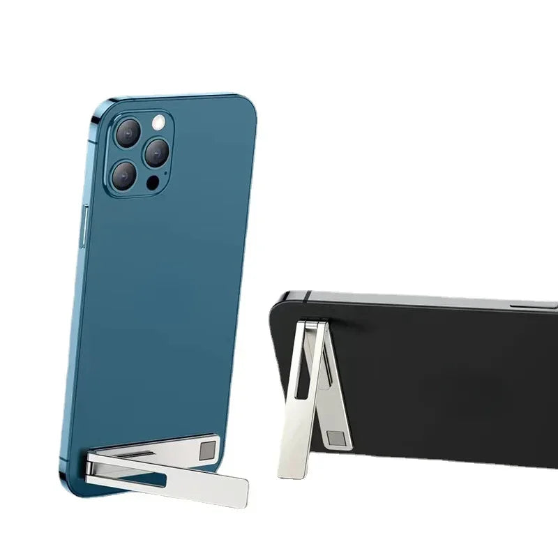 Magnetic Ultra Thin Foldable Mobile Phone Holder Bracket Metal Alloy Desktop Cell Phone detail view
