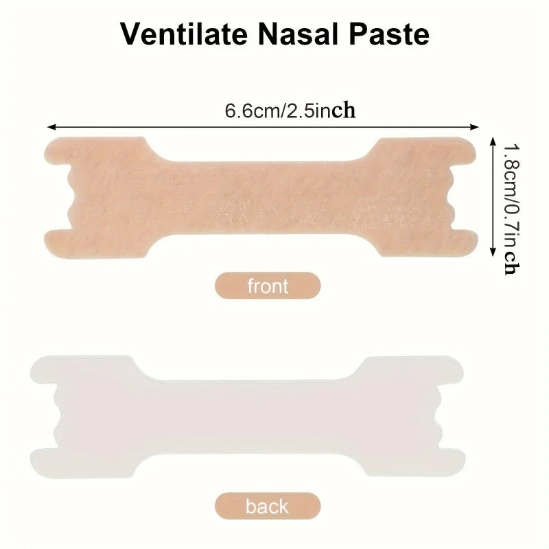 Anti-Snoring Nasal Strips 100 Pack | Breathable Adhesive Nose Strips for Snoring Reli lifestyle view