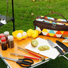 Grid Egg Storage Box Container Portable Plastic Egg Holder close-up view