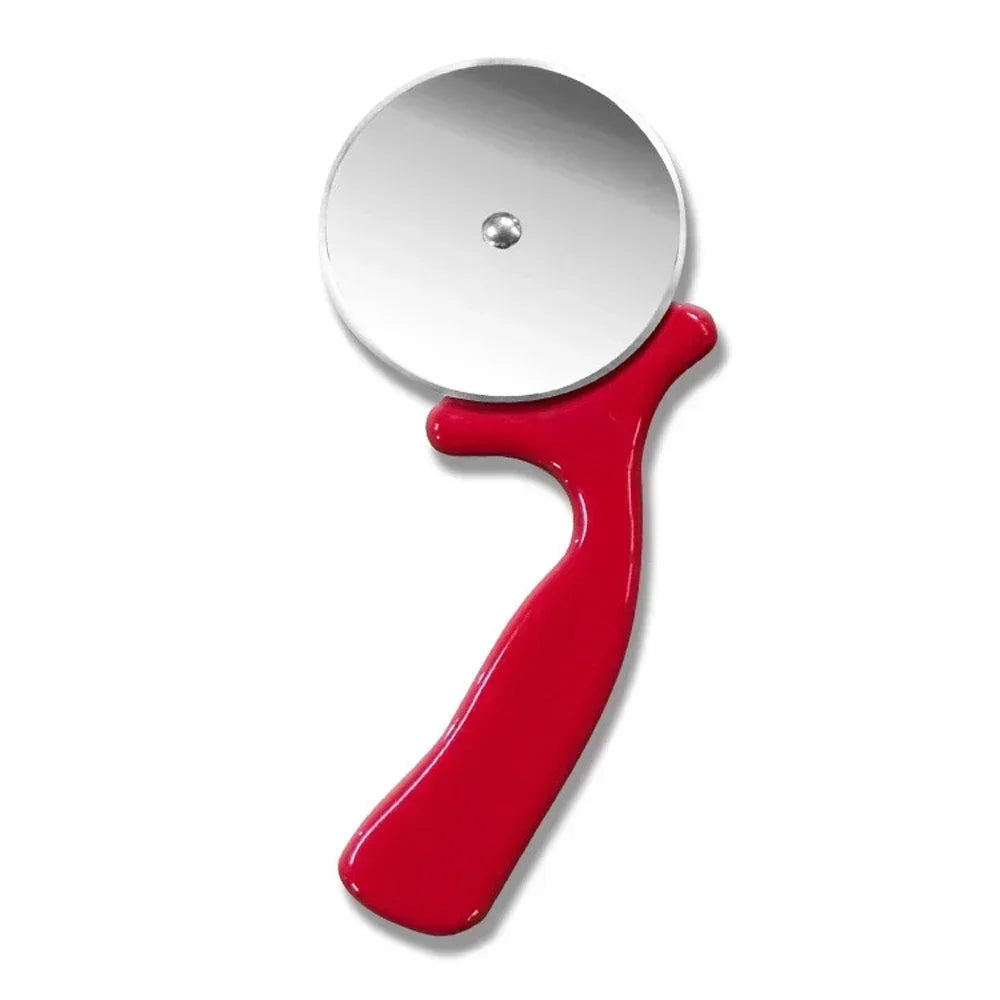 Stainless Steel Pizza Cutter Wheel | Kitchen Pastry Roller Scissor detail view
