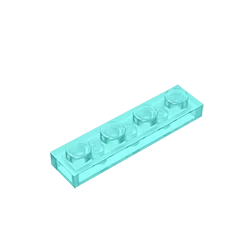 Gobricks GDS-504 Plate 1 x 4 | Compatible Building Block Pieces lifestyle view