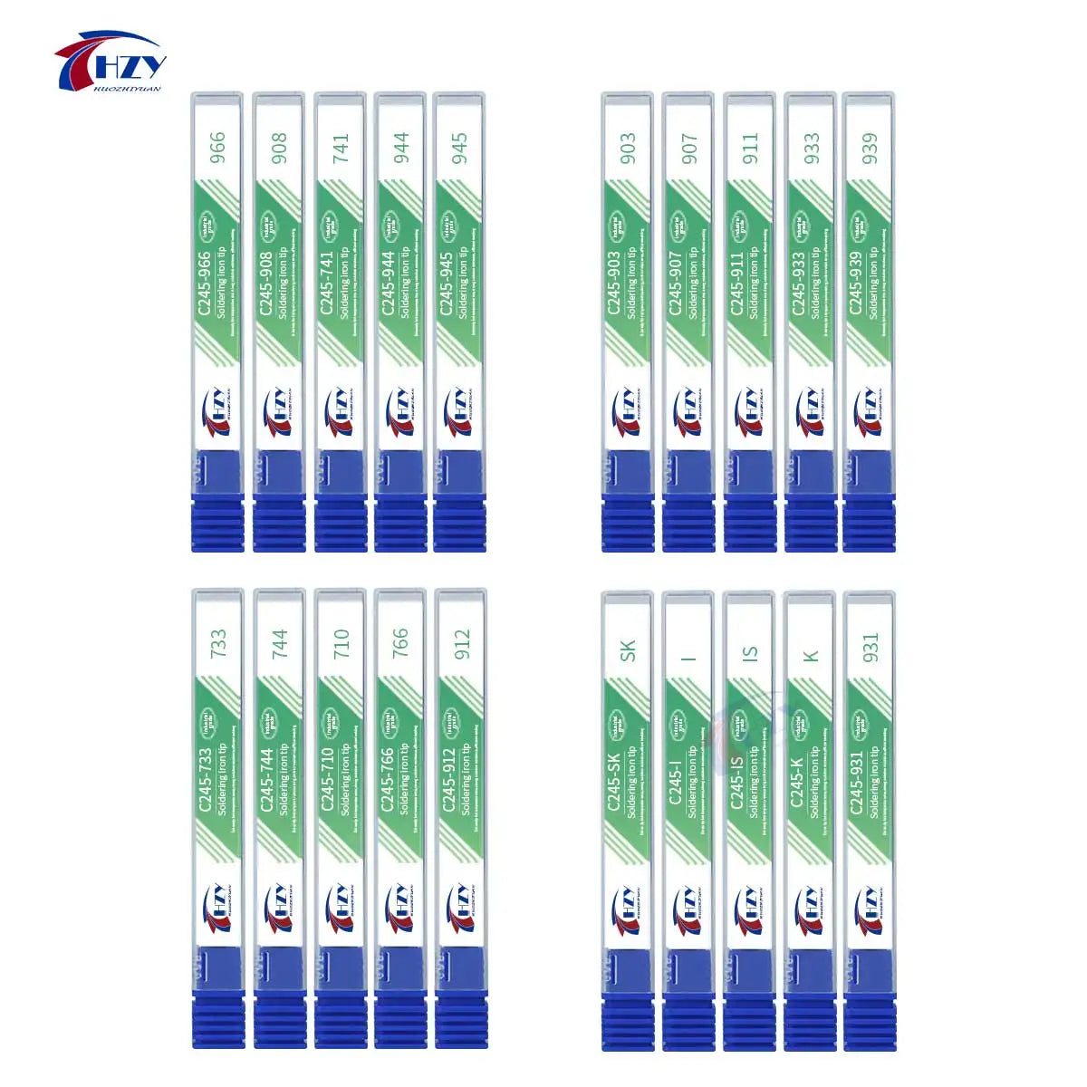 C245 Series Soldering Iron Tips | Universal T245 Handle Compatible Set for Phone Re additional angle