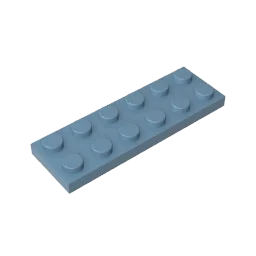 Plate 2 x 6 Building Block | Compatible Building Brick for DIY Creations detail view